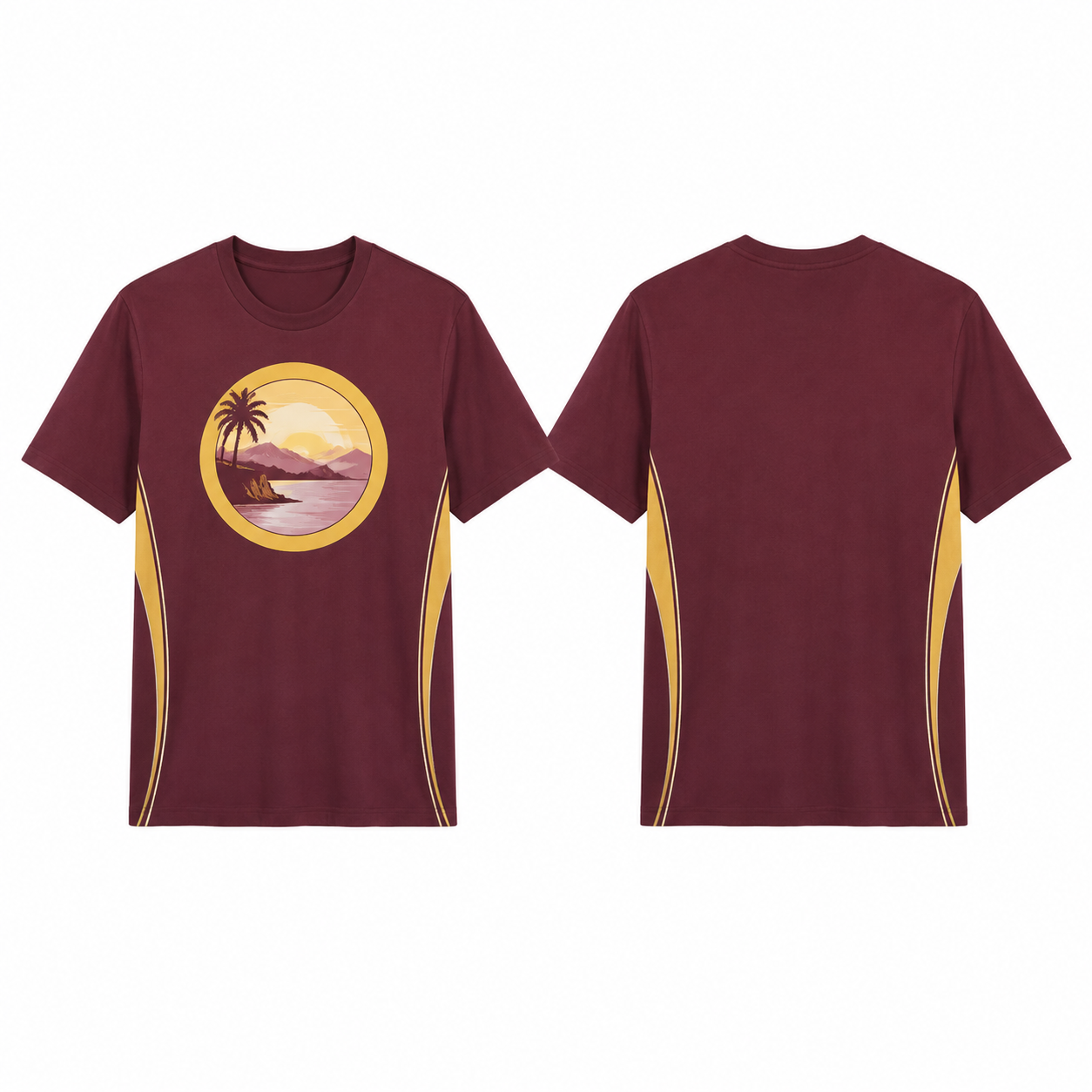 Maroon and Gold Classic T-Shirt