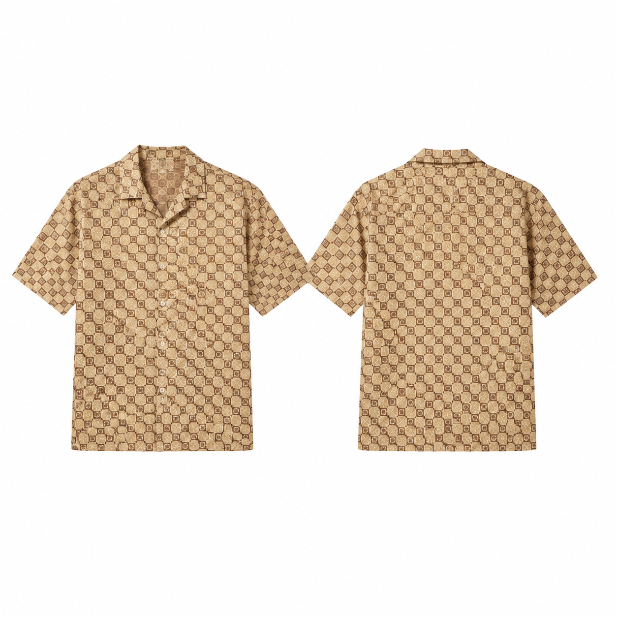 Gold Brown Knit Sweater