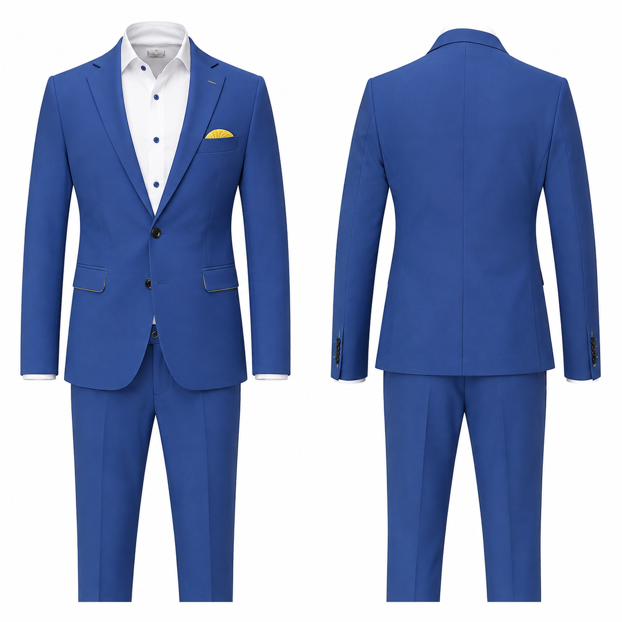 Royal Blue and Yellow Soccer Jersey Set