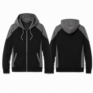 Men's Black-Gray Sports Sweater