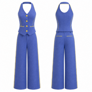 Royal Blue and Yellow Soccer Jersey Set
